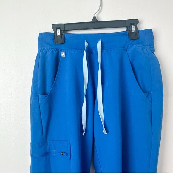 Figs XXS Zamora Jogger Scrub Pants Royal Blue Womens - Picture 3 of 7